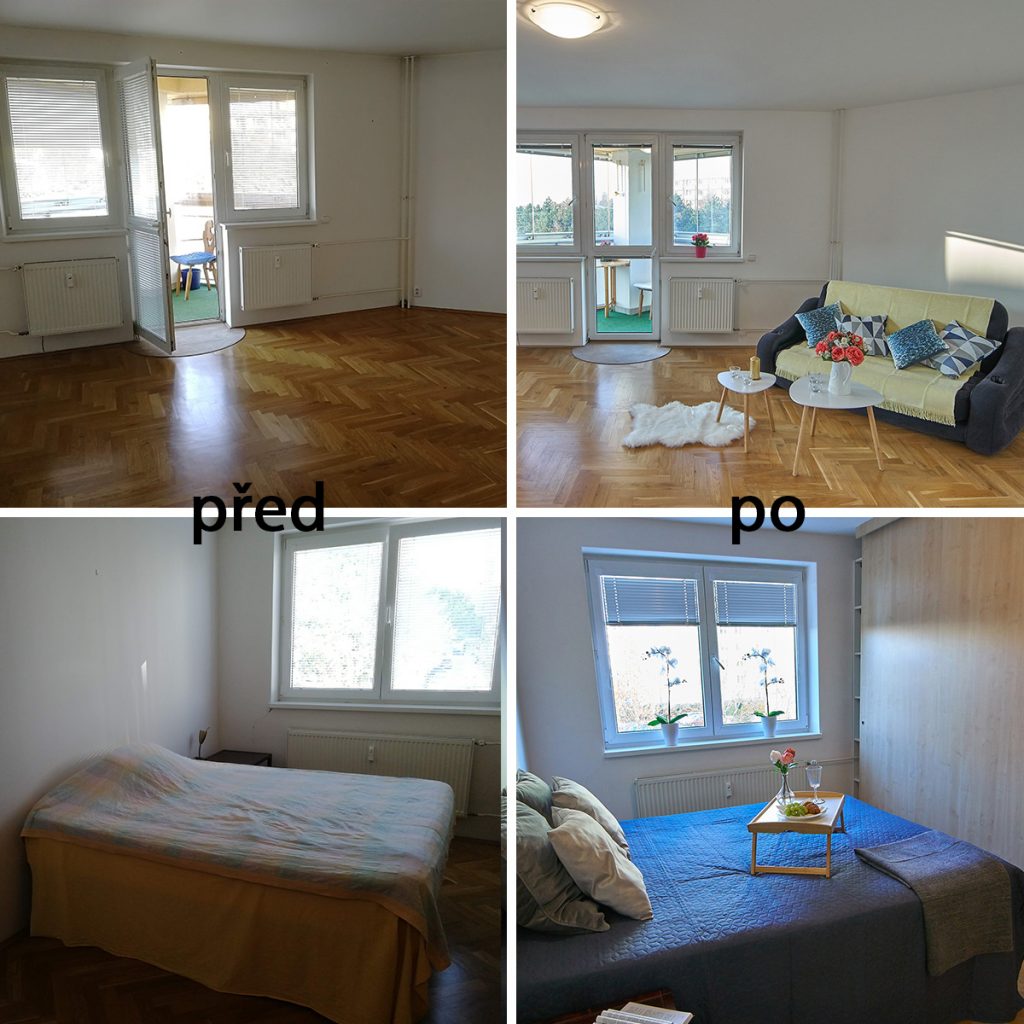 koláž homestagig Pálavské náměstí